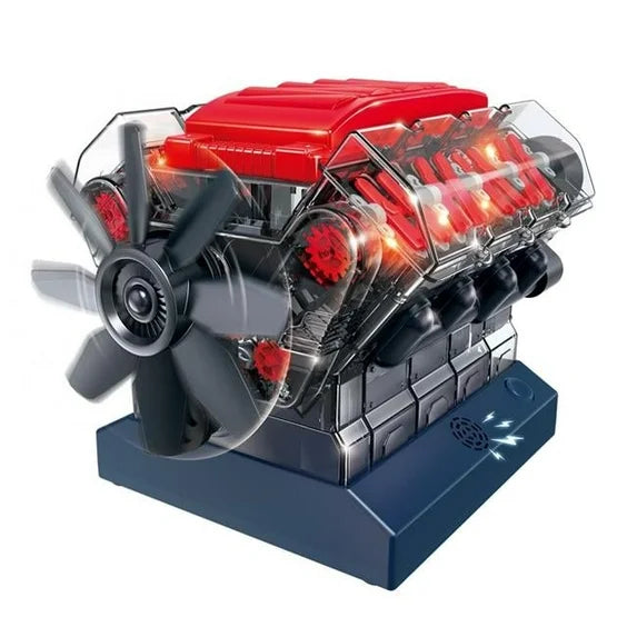 The Octane-V8: Interactive Combustion Engine Kit