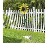 The Meridian Sunflower Kinetic Garden Stake