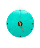 Turquoise Atomic  Clock