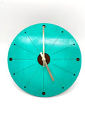 Turquoise Atomic  Clock